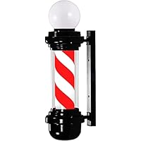 サインポール 理容　照明器具 Amazon.co.jp: サインポール 理容 屋外 壁掛け式 LED 回転灯 バーバー