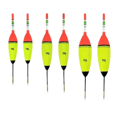 ZHYUAN 6 STK Angeln Bobber Float,Posen Angeln Schwimmer,Leuchtender Angelschwimmer,Schaumstoff Angelposen,Eva-Schaumstoffposen zum Angeln, für Hecht, Barsch, Karpfen (2 x 10 g,2 x 20 g,2 x 30 g) ZHYUAN 6 STK Angeln Bobber Float,Posen Angeln Schwimmer,Leuchtender Angelschwimmer,Schaumstoff Angelposen,Eva-Schaumstoffposen zum Angeln, für Hecht, Barsch, Karpfen (2 x 10 g,2 x 20 g,2 x 30 g)