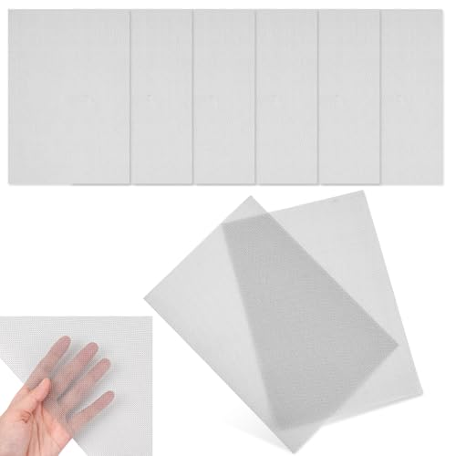 HonQiShiMY 8 Piezas Malla de Alambre, 30x21 cm Malla de Tejido de Acero Inoxidable 20 Malla, Malla de Roedores Hoja de Tejida con Mosquitera de Agujeros