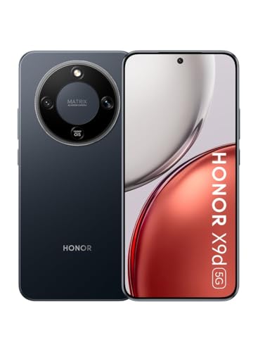 HONOR X9d 5G Smartphone 12GB RAM + 256GB Storage Silicon-Carbon Battery 108MP OIS Camera 6.79 1.5K 120Hz AMOLED Display 66W HONOR SuperCharge Snapdragon 6 Gen 4 Midnight Black