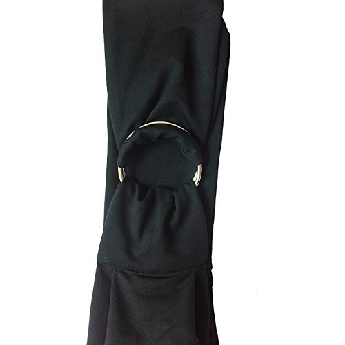 Surblue Pet Sling Carrier Bag with Hands-Free Reversible Belts, Safe Comfortable Adjustable Crossbody Shoulder Outdoor Travel Pet Tote Suitable for Small Dog Cat Puppy up to 12 lb (Black) - Thumbnail 3