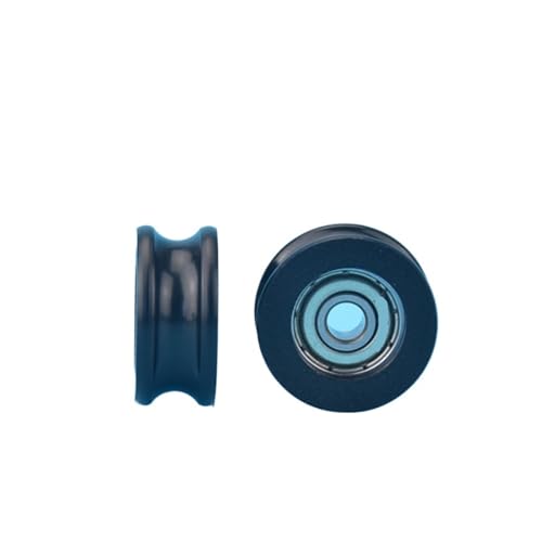 Roue en plastique nylon à rainure en U pour réparer une glissière et stopper les blocages