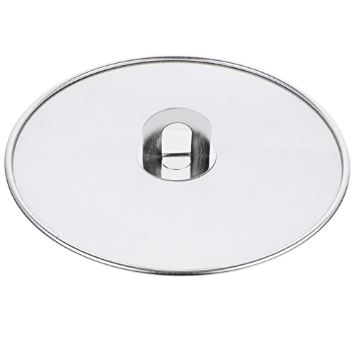 OUNONA Oil Splashing Mesh Cover Splatter Guard for Frying Pan Oil Spill Protection Heat Insulation Suitable for Kitchen Cooking and Safety
