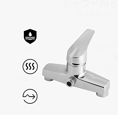 Milltrip Bathroom Shower Faucet Bathtub Single Handle Faucet Wall Mounted Bath Shower Valve Mixer Tap Zinc Alloy Shower Mixer Taps by Milltrip - Used condition - Image 7