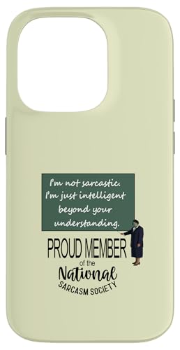 I'm Not Sarcastic.I'm Just Intelligent Beyond Your �X�}�z�P�[�X iPhone 14 Pro �p