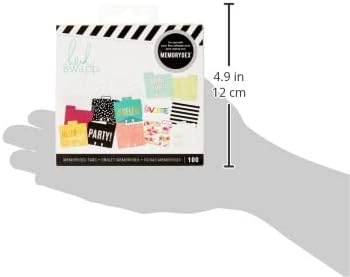 American Crafts 313033 Memorydex File Cards and Tabbed Dividers 100/Pkg-Selfie, Other, Multicoloured, 10.79 x 10.79 x 3.17 cm