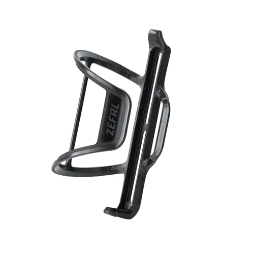 ZEFAL Pulse S2 Derecha Portabidon Bicicleta Carbono   Portabidon Lateral   Portabidón Bicicleta Ligero para Cuadros Pequeños   28g   Made in France