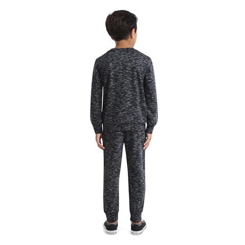 Hurley unisex-baby Soft Basic Cloud Slub Crewneck Sweatshirt and Joggers 2-piece Outfit Set4