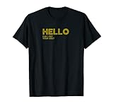 Hello Can I Pet Your Dog Distressed Lettered Men Women Kids T-Shirt