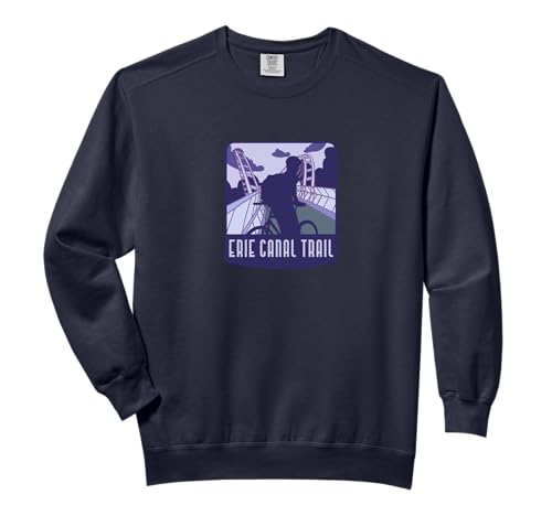 Erie Canal Trail - cycling Comfort Colors Adult Sweatshirt