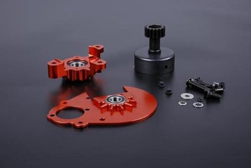 Baja Super Heavy Duty Clutch Bell Spur Gear Plate & Clutch Brace Kit For Hpi Km Rovan Baja 5B 5T 5Sc - (Color: Orange) #TOP30