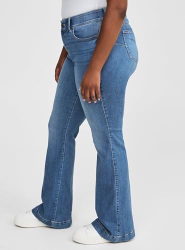 Torrid Women's Plus Size Jeans - Bombshell Flare Premium Stretch High-Rise Jean4