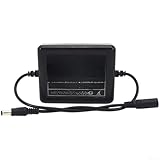 Gruppo di continuità per macchina presenze con uscita 5 V 12 V e interfacce CC nero compatto unità batteria di backup per dispositivi di monitoraggio design portatile di lunga durata (DC 5,5 x 2,1)