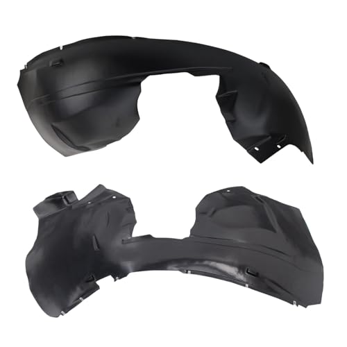 Image of TRQ Front Driver and Passenger Side Inner Fender Liner Set Compatible with 2008-2016 Chrysler Town and Country 2008-2020 Dodge Grand Caravan