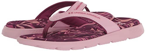 Image of Under Armour Girls' Ignite Marbella Graphic Flip Flop