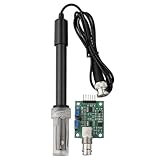 Kit de sensor de pH para Arduino - Ph 0-14 rango de detección Bnc electrodo sonda módulo de calibración 220×90×30mm 5V DC entrada compatible con esp32/frambuesa pi (PH sonda)