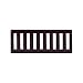 Simmons Kids Slumbertime Toddler Guardrail, Black Espresso