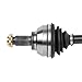 Detroit Axle - Front Right CV Axle for 2001-2005 BMW 325xi 330xi, Passenger Side CV Axle Shaft Assembly 2002 2003 2004 Replacement