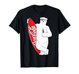Coca-Cola American Flag Polar Bear Surfer T-Shirt