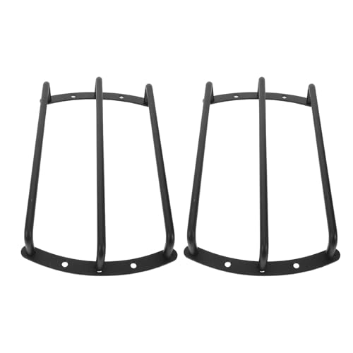 Gatuida Protector Metálico para Subwoofer de Coche 8 Pulgadas Cubierta Negra para Rejilla de Altavoz 2 Piezas Protección Resistente para Audio Automotriz y Mejora de Graves en Vehículo