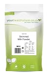 yourhealthstore 100% Pure Skimmed Milk Powder 300g, Made in Britain with British Milk, Low in Fat, No Additives, No Soy Lecithin, No Bovaer, Vegetarian, (Recyclable Pouch)