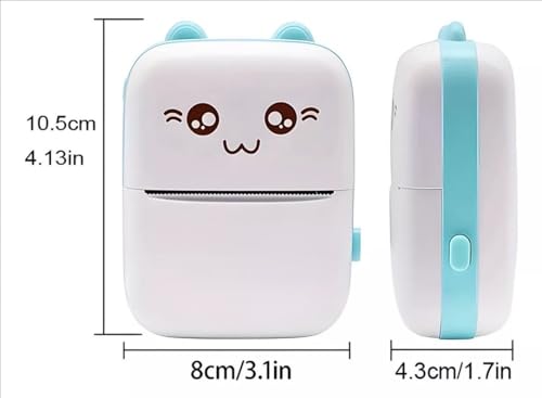 Mini Impressora Térmica Portátil 58mm Usb Sem Fio