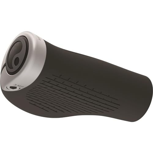 ERGON GP1 Evo Twist Shift Handlebar Grips, Black - Image 3