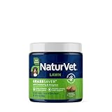 NaturVet – GrassSaver Supplement for Dogs – Healthy Supplement to Help Rid Your Lawn of Yellow Spots – Synergistic Combination of B-Complex Vitamins & Amino Acids – 120 Soft Chews