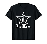 Mosin Nagant White Tula Star 7.62x54R Pro Gun Apparel T-Shirt
