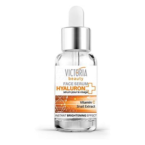 Victoria Beauty Hyaluron+ Brightening Face Serum with Hyaluronic Acid and Vitamin C – The Best Anti-Aging and Anti-Wrinkle Moisturizer, 20ml Cover