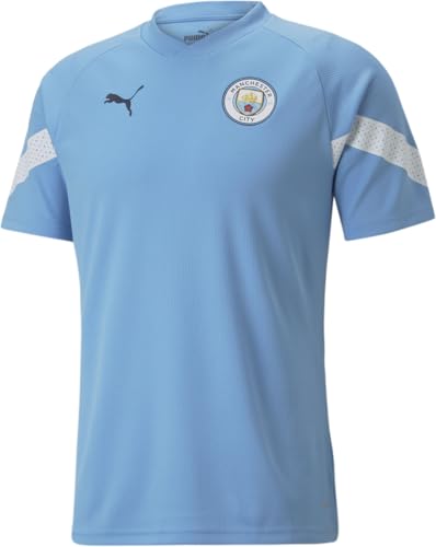 Maillot d'entraînement MCFC PUMA pour homme en tissu respirant bleu