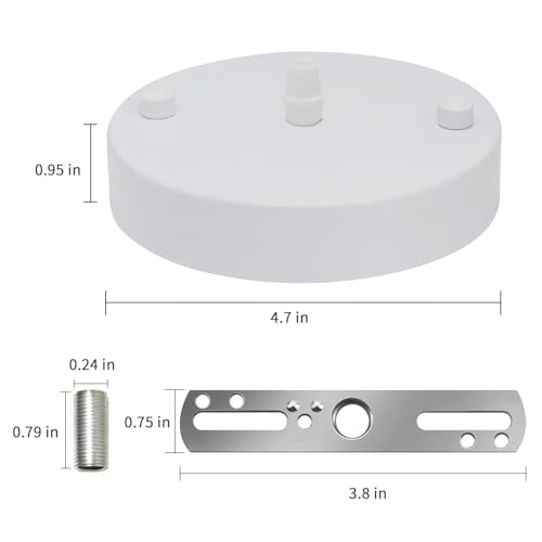 VTYXCTIGJ Light Canopy Kit White,4.7