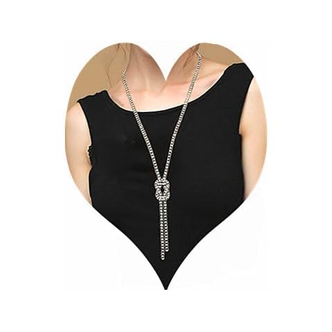 Sither Cathercing Crystal Knot Pendant Necklace Cover