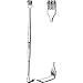 Sklar Instrument 60-6162 Senn Retractor, Sharp Double End, 3 Prongs, 6-1/4" Length