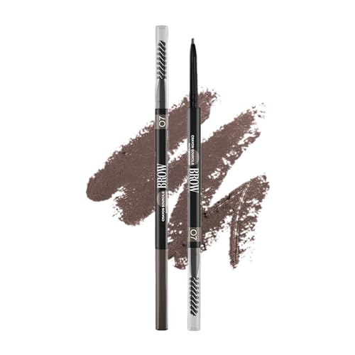 Vivienne Sabó Brow Arcade Eyebrow Pencil – Micro Definer with Brush for Cool-Toned Hair, Smudge-Proof Color and Longwear Shape Enhancement, Shade 07 Ash Brown, 0.035 oz