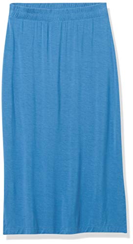 Image of Amazon Essentials Women's Pull-On Knit Midi Skirt with Elastic Waist, Stretchy (Available in Plus Size)