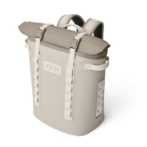 YETI Hopper M20 Backpack Soft Sided Cooler with MagShield Access, Cape Taupe - Image 3