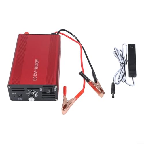 Onduleur pure sinus 12V anti surcharge convertisseur silencieux pour pecheur