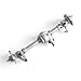 DAIHAOUU Metal Front Bridge Axle Assembly ASS-02 for HG P407 1/10 2.4G Rc Car Spare Parts(Right)