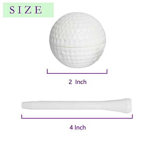 Golf Ball Grinder 2" Inch, Kitchen Spice Grinder Tool Gift Set For Fathers Day Christmas (White) #TOP4