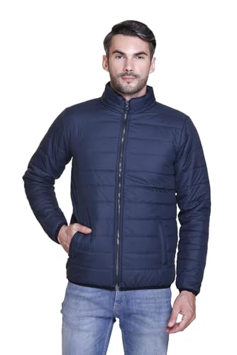 Image of Sanhok Mens Waterproof Imported Polyester Trendy Lightweight Stylish Regular Fit Standard Length Full Sleeve Zipper Jacket for Winter Casual Wear