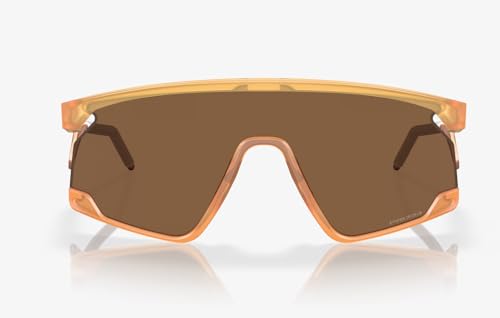 Oakley BXTR Metal Sunglasses Transparent Matte Light Curry with Prizm Bronze Lens OO92372