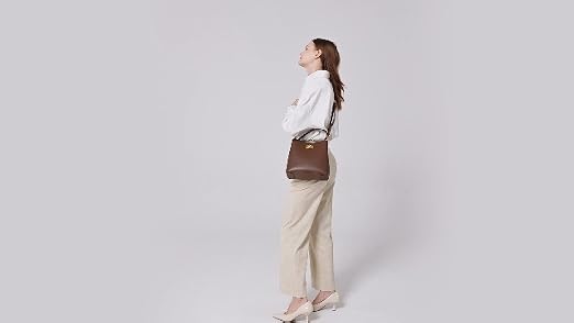 Amazon.com: SADI Genuine Leather Bucket Bags for Women, Women's