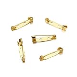 Easy to Use: Each pin has holes, the back is flat and you can fix it directly to your brooch using sewing.