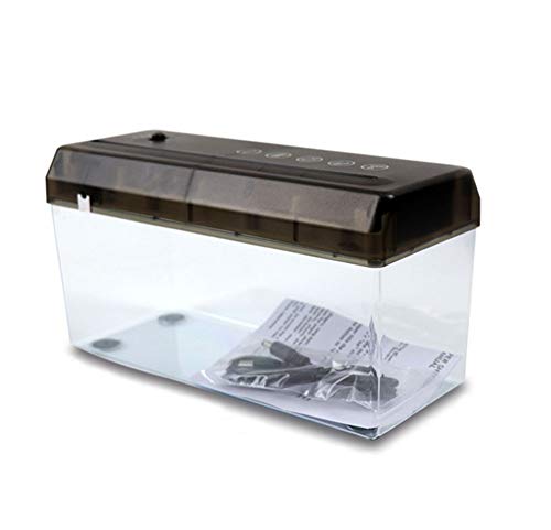 USB Mini Elektrischer Aktenvernichter A4 Strip-Cut Powered Betrieb mit Brieföffner Bill Mail Document Cutter für Office