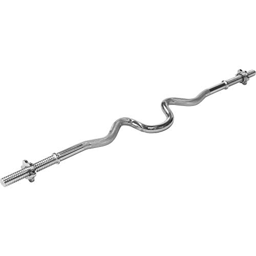 GORILLA SPORTS® SZ Curlstange - 120 cm, bis 180 kg Belastbar, 30mm, mit...