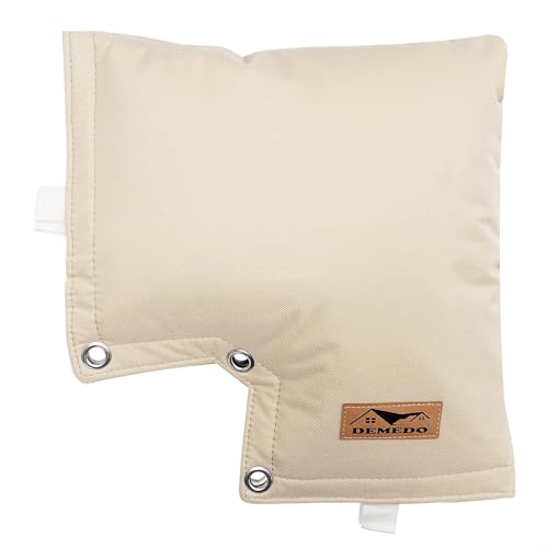 Backflow Preventer Insulation Cover - Backflow Pressure Vacuum Breaker Cover - Insulated Backflow Cover Pouch for Irrigation Back Flow Sprinkler Valves in Winter or Sun Exposure (13”W x 12”H, Sand)