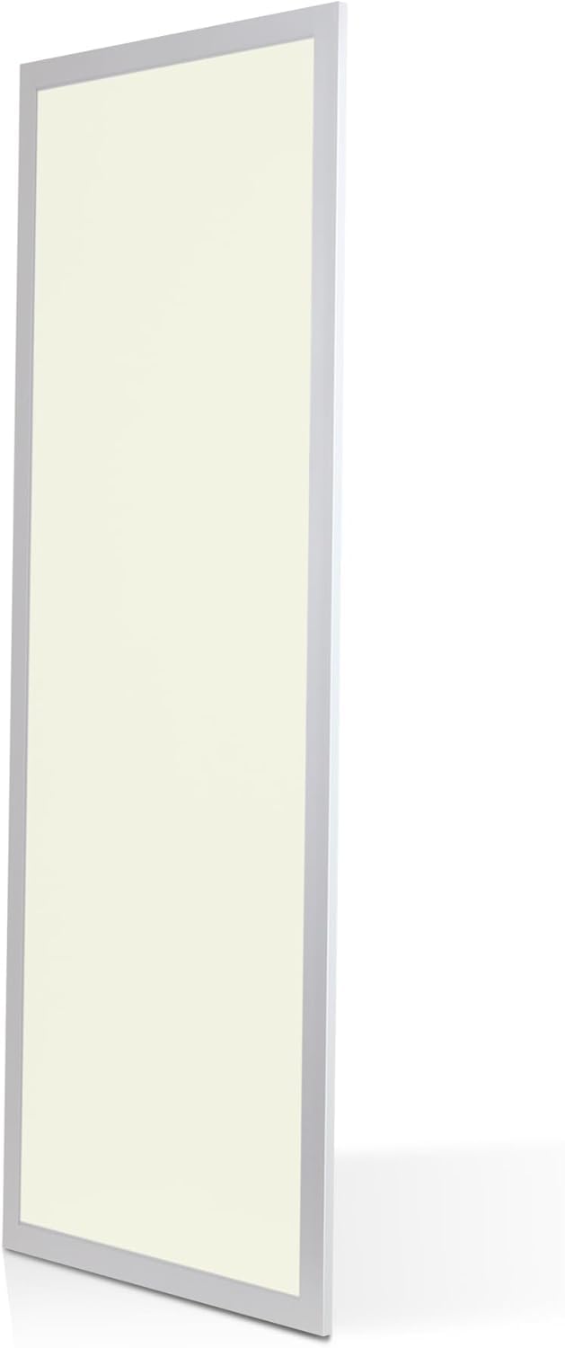 Bright Source 1200x300 LED Panel, Backlit Recessed Ceiling Light, 40W, 3600lm, 120° Beam Angle, IP20, 3000K Warm White, LED Driver Included, Low Glare UGR <19, Flicker Free