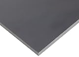 PVC (Polyvinyl Chloride) Sheet, Opaque Gray, Standard Tolerance, UL 94/ASTM D1784, 0.125
