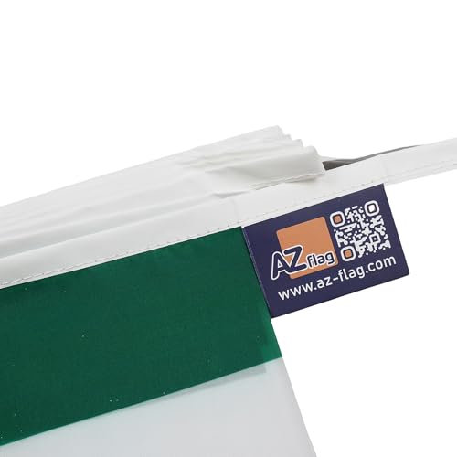 Image of AZ FLAG Nigeria 6 meters BUNTING Flag 20 flags 9'' x 6'' - Nigerian STRING flags 15 x 21 cm
